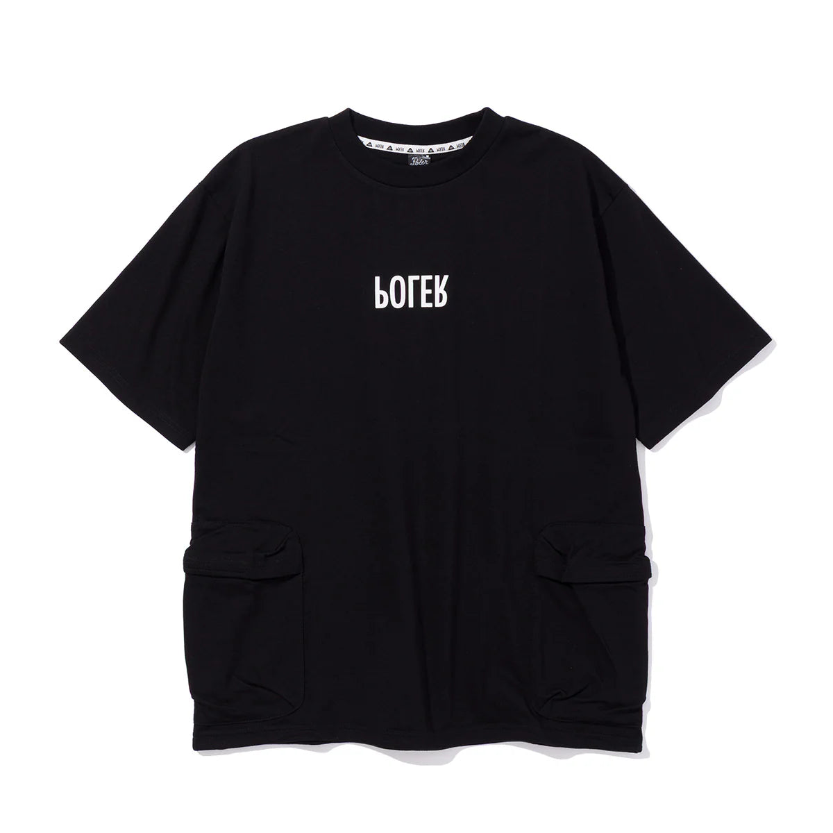 OUTSIDE POCKET SUMMIT TEE - BLACK