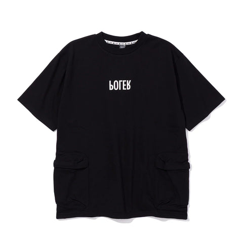 OUTSIDE POCKET SUMMIT TEE - BLACK