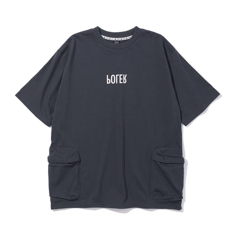 OUTSIDE POCKET SUMMIT TEE - CHARCOAL