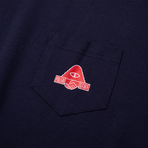 SHAKEHAND RELAX FT PCKT T - NAVY