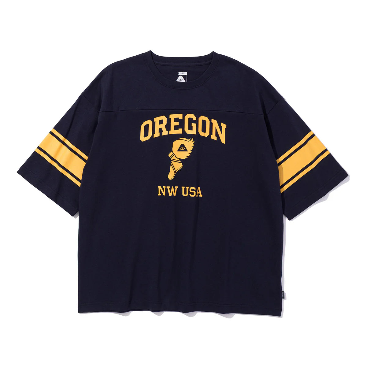 COLLEGE FOOTBALL TEE - NAVY