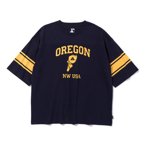 COLLEGE FOOTBALL TEE - NAVY