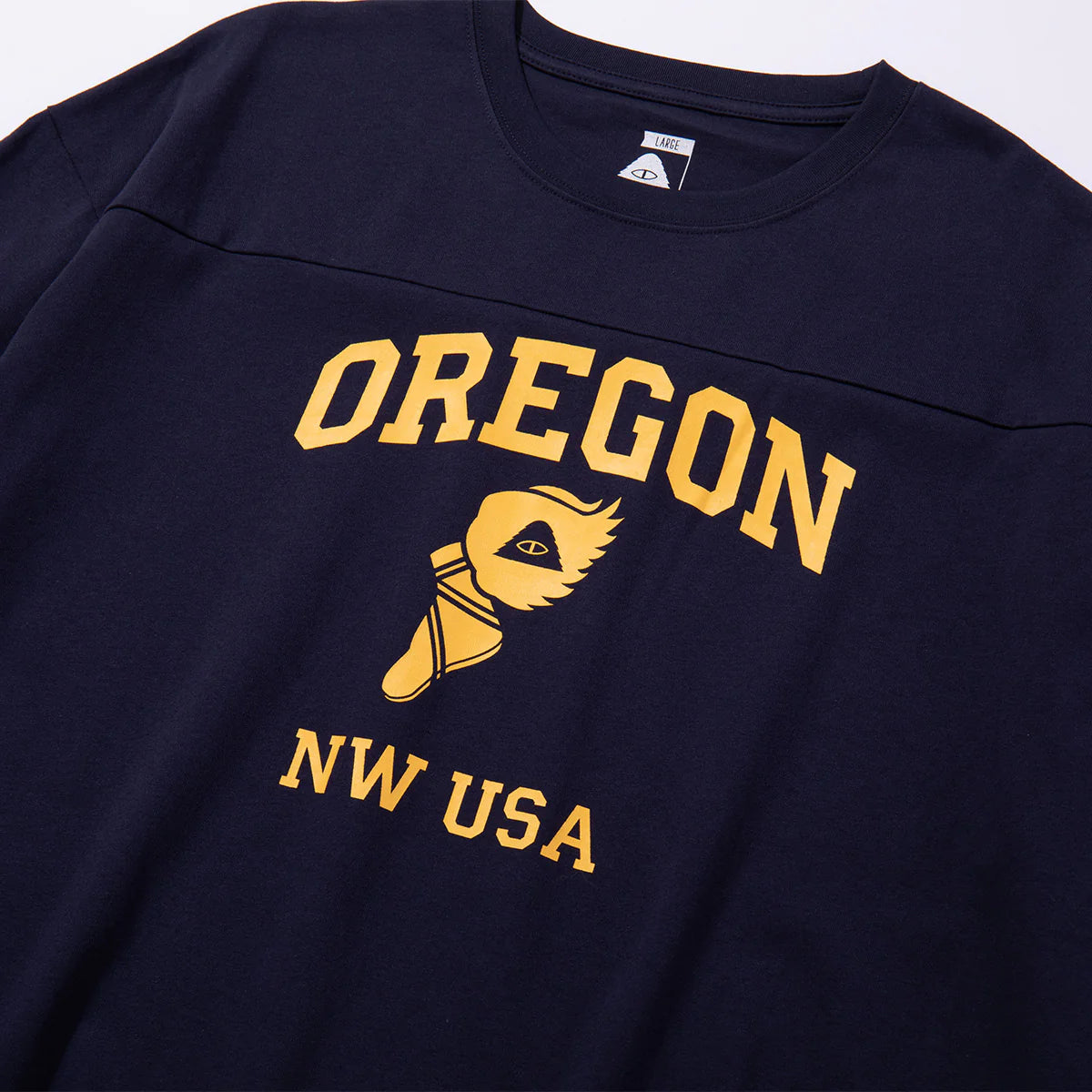 COLLEGE FOOTBALL TEE - NAVY