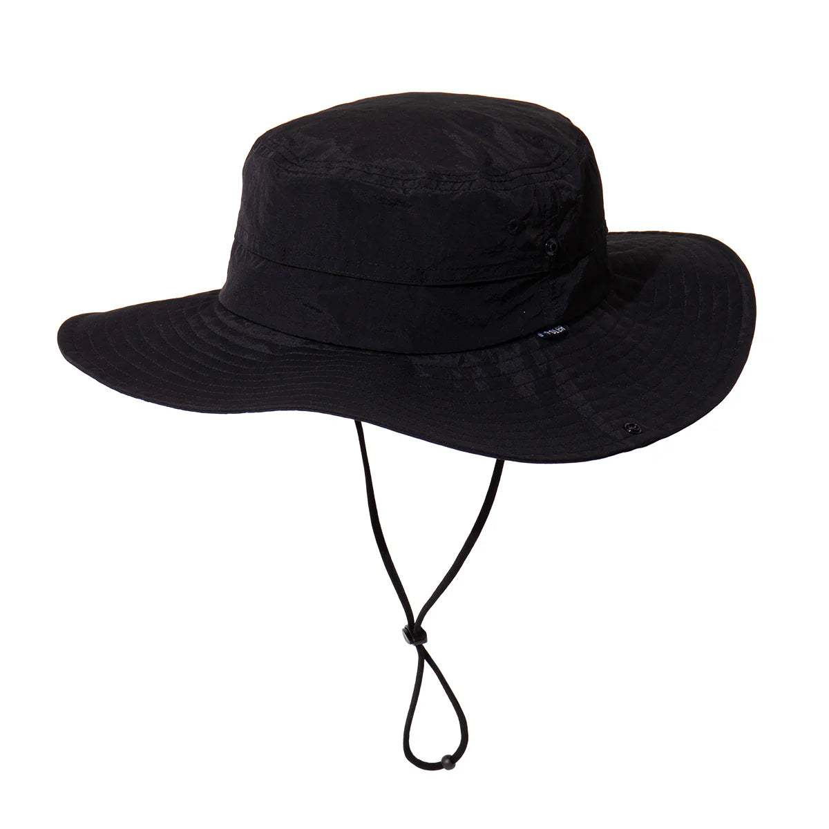 WIDE BRIM DRW CRD SFRI HT - BLACK