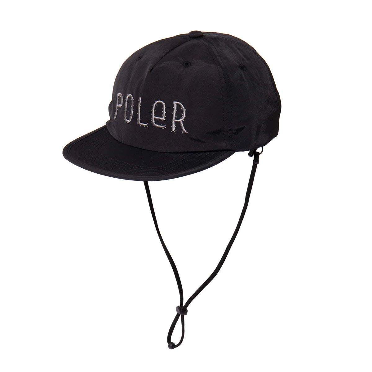 LONG BIL DRW CRD FLPPY CP - BLACK