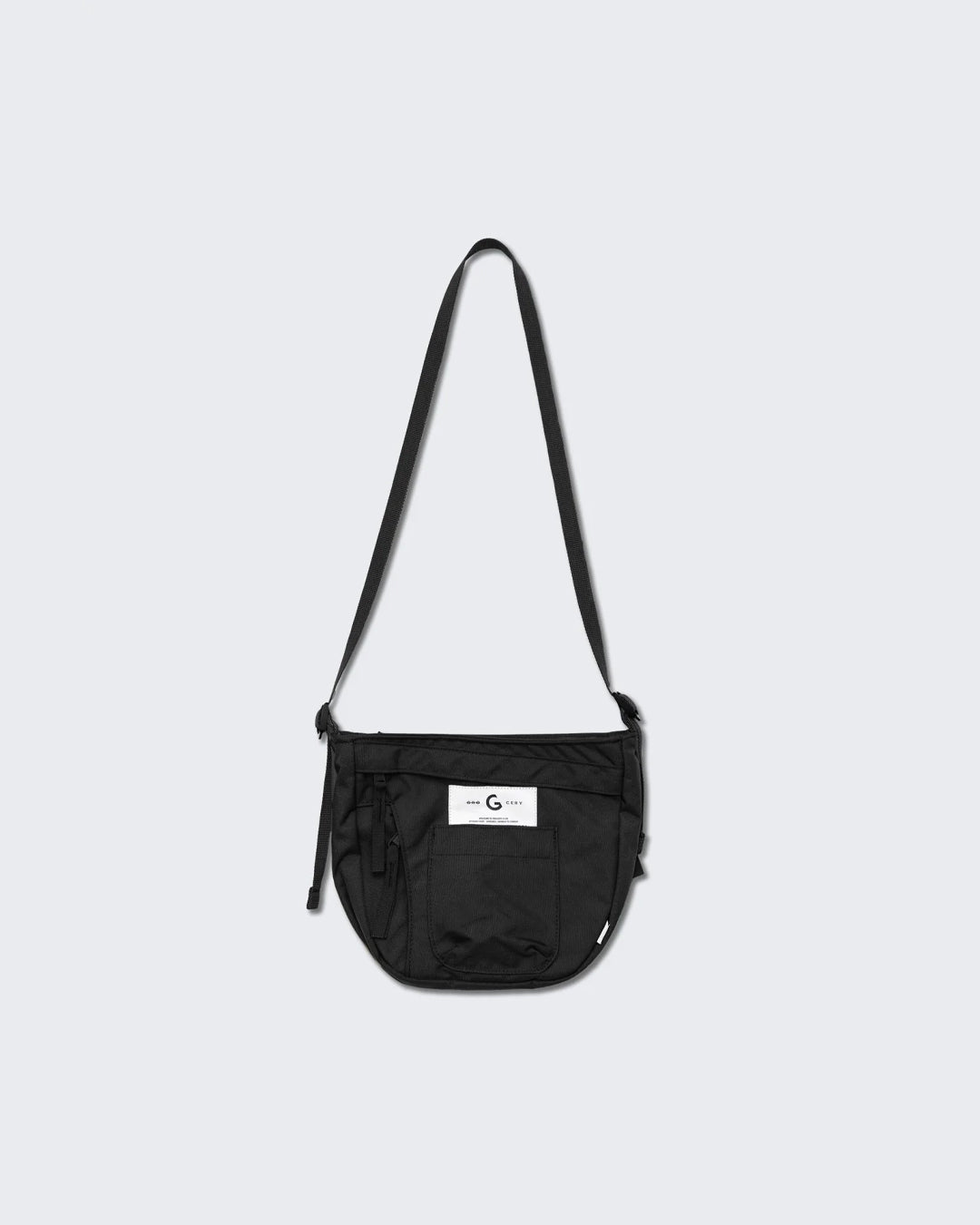 Multi Pocket Shoulder Bag - Black