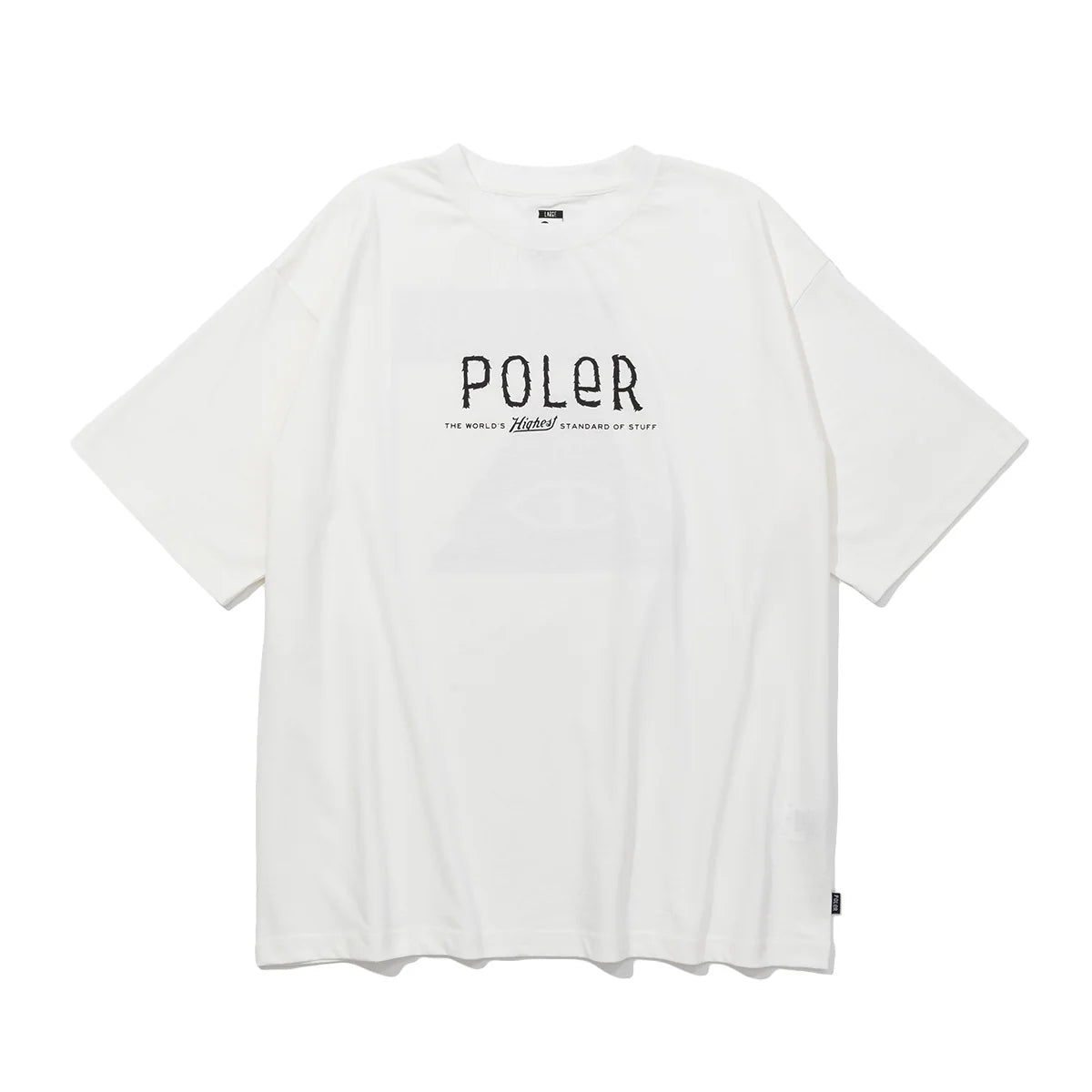 FURRY FONT RELAX FIT TEE -WHITE
