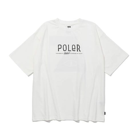 FURRY FONT RELAX FIT TEE -WHITE