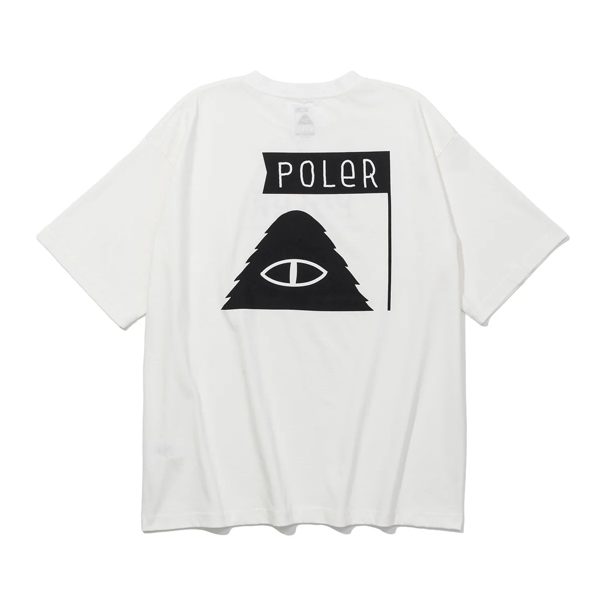 FURRY FONT RELAX FIT TEE -WHITE