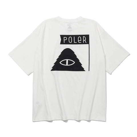 FURRY FONT RELAX FIT TEE -WHITE