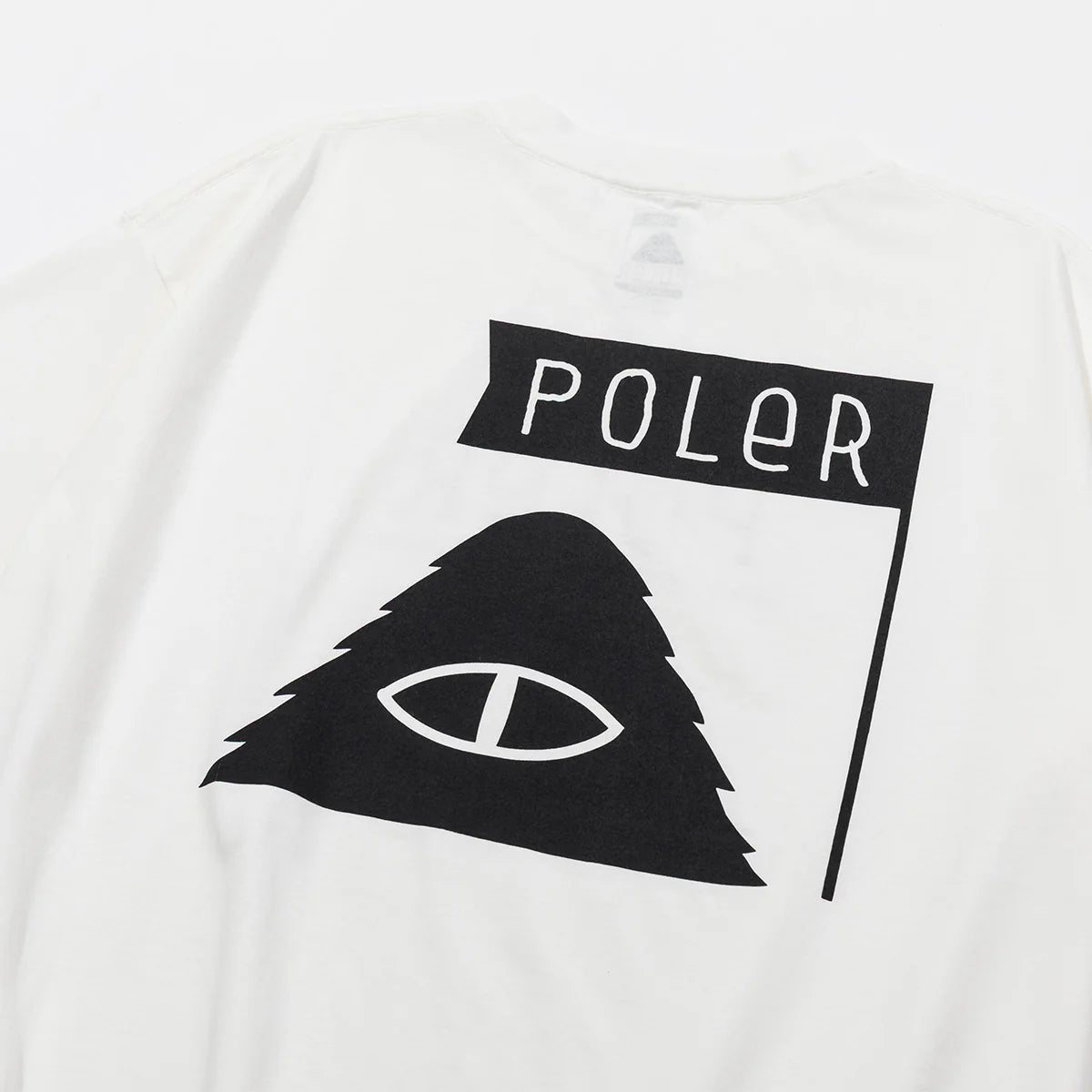 FURRY FONT RELAX FIT TEE -WHITE