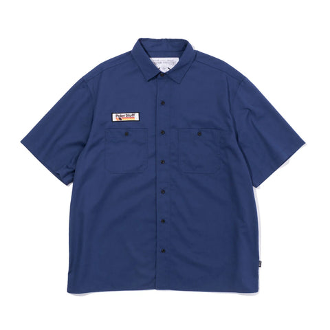 S/S RELAX WORK SHIRT - NAVY