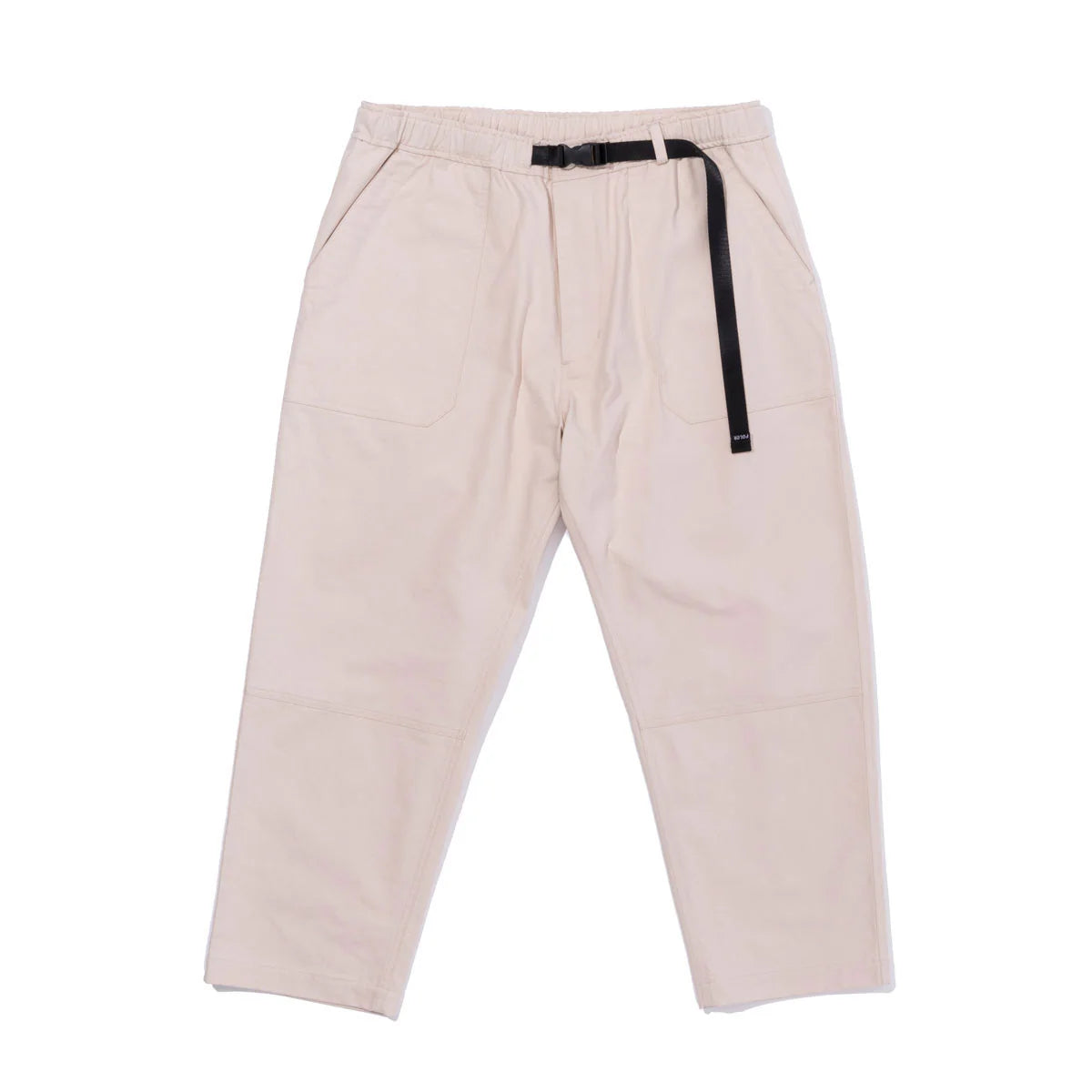 COTTON POPLIN BAKER PANTS - BEIGE