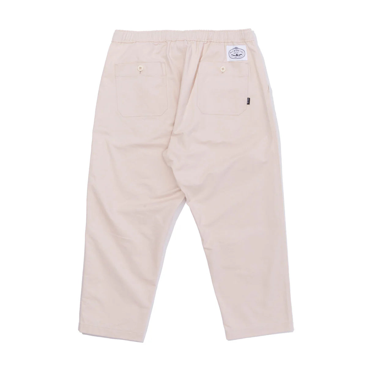 COTTON POPLIN BAKER PANTS - BEIGE