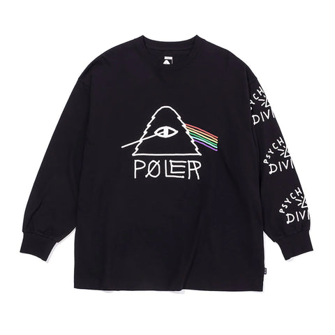 PSYCHEDELIC RLX FIT L/S T - BLACK
