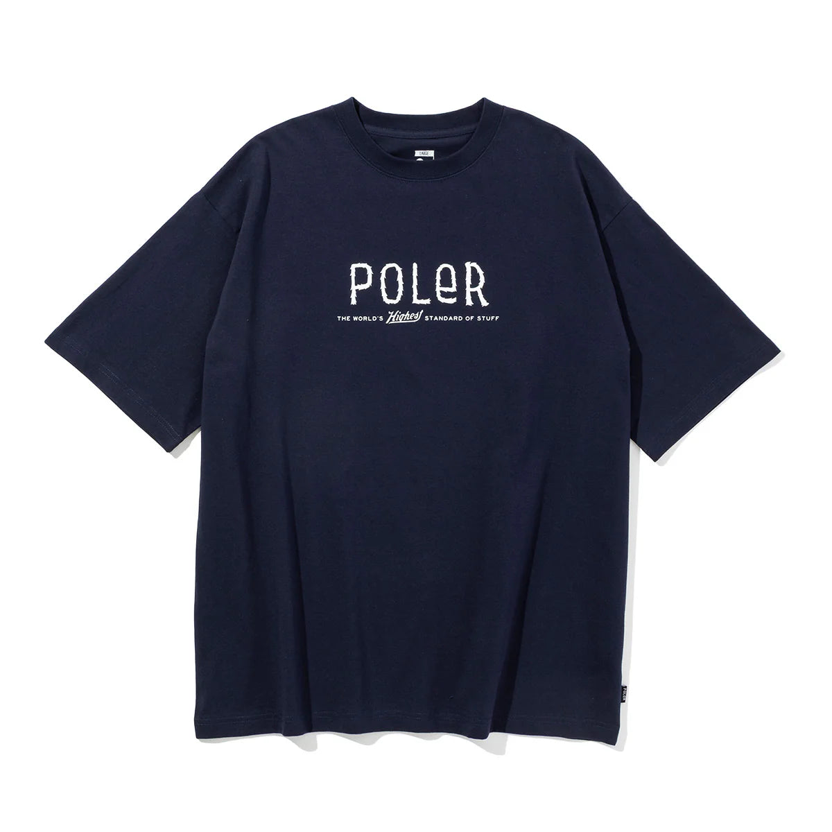 FURRY FONT RELAX FIT TEE - NAVY