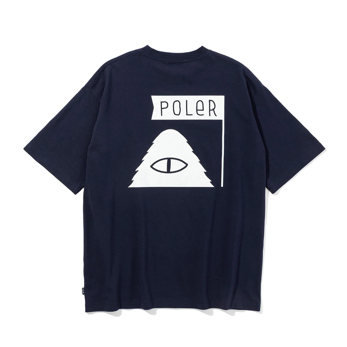 FURRY FONT RELAX FIT TEE - NAVY