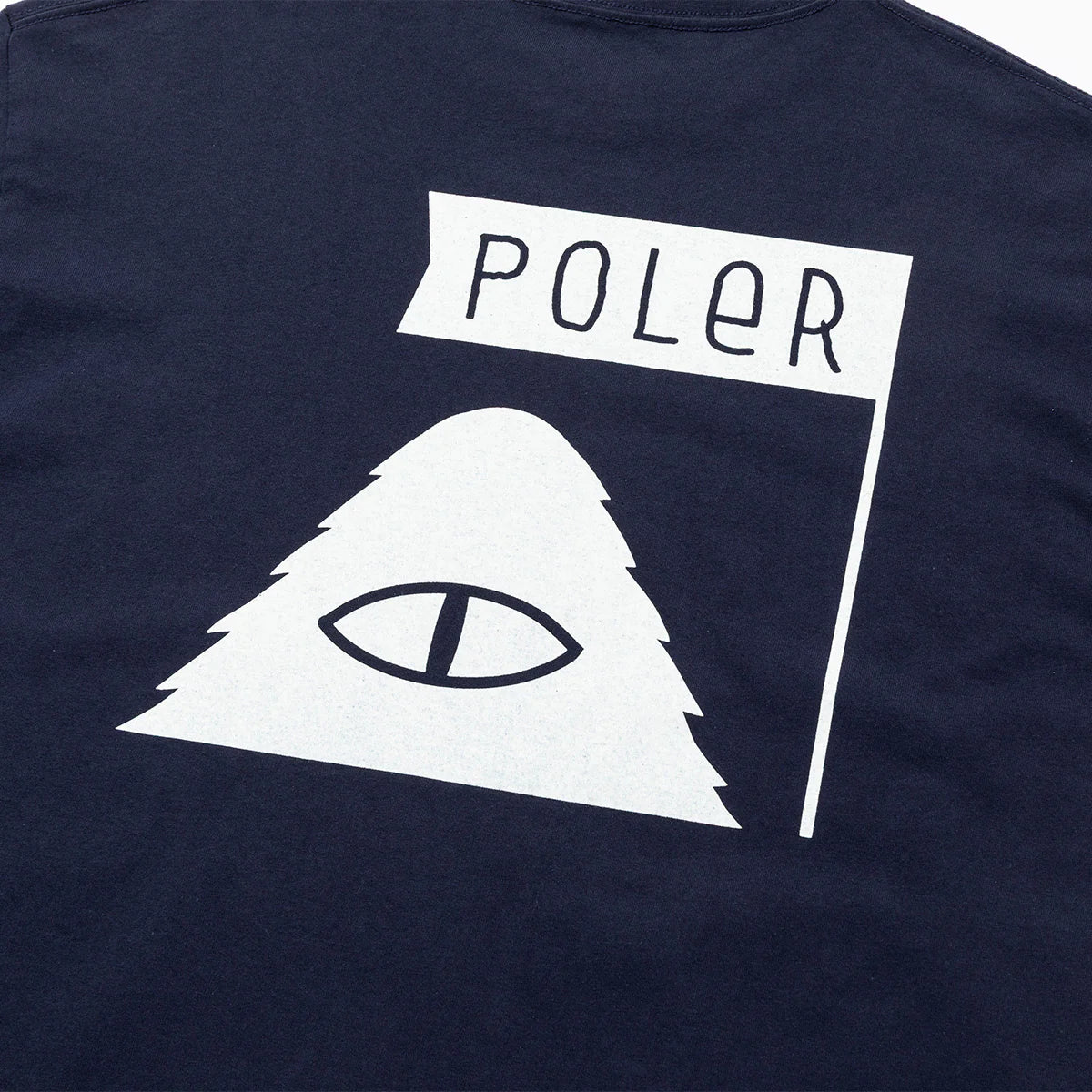 FURRY FONT RELAX FIT TEE - NAVY