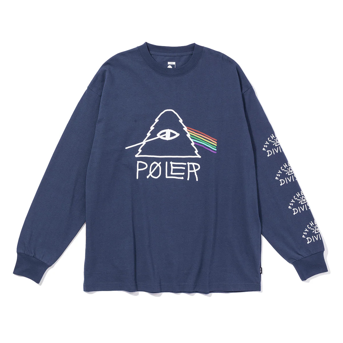 PSYCHEDELIC RLX FIT L/S T - NAVY