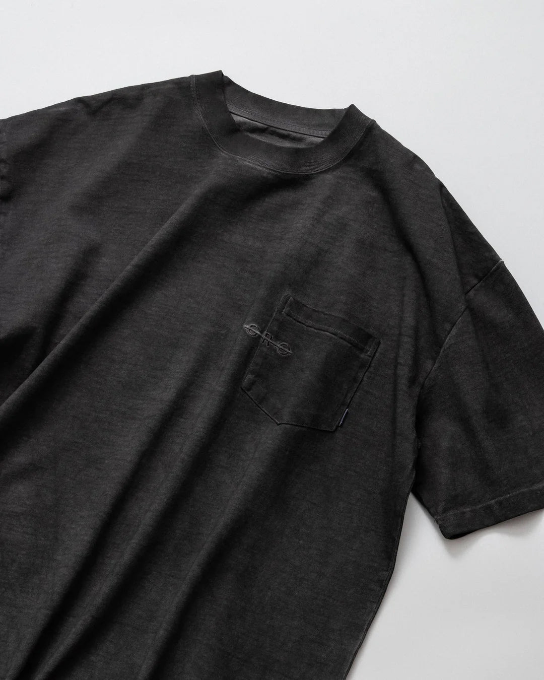 GROCERY x SCENE Classic Washed Pocket Invoice Tee - Black