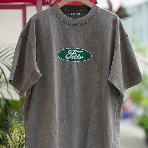 FILTR MOTORS TEE - WASHED GREY