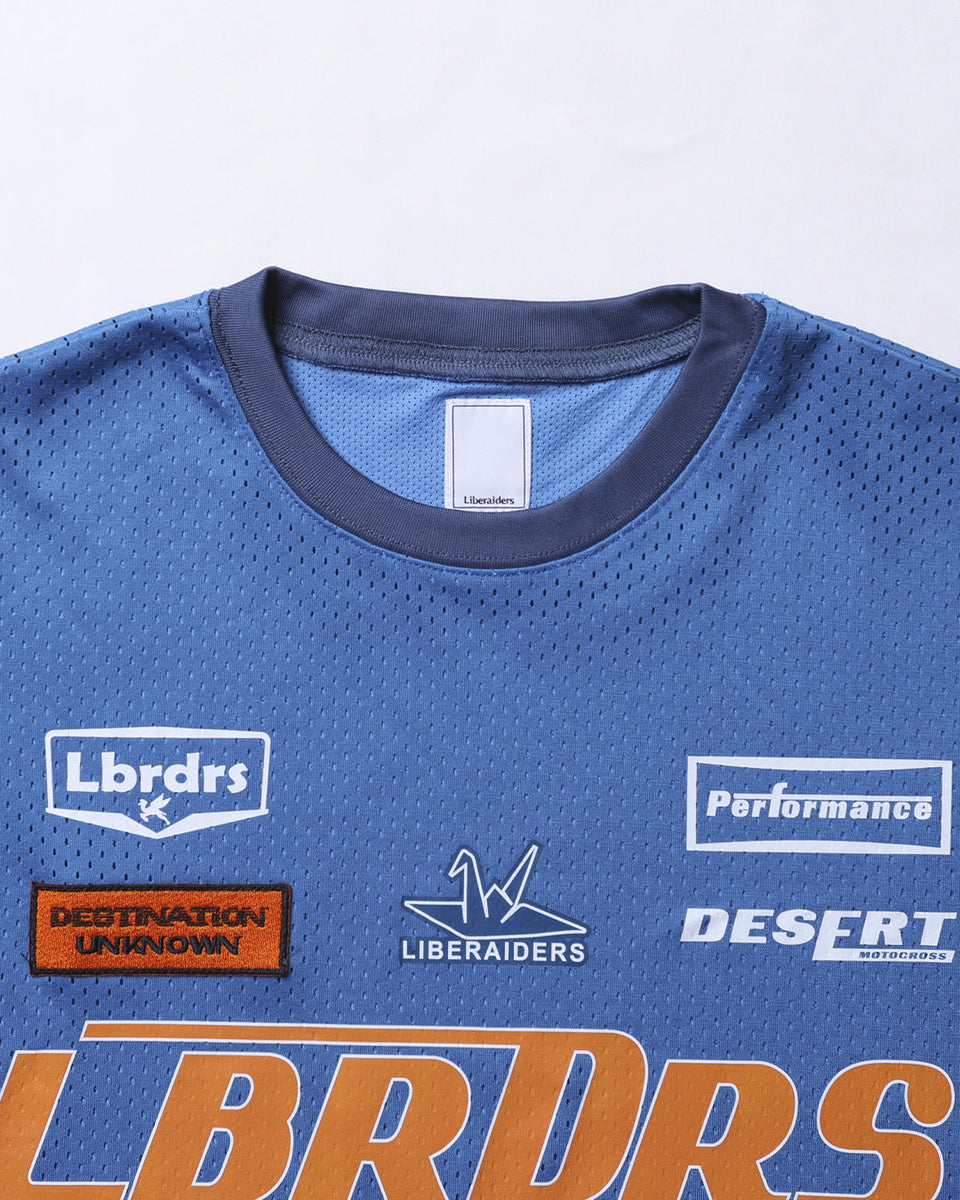 Moto Cross Crewneck - Blue