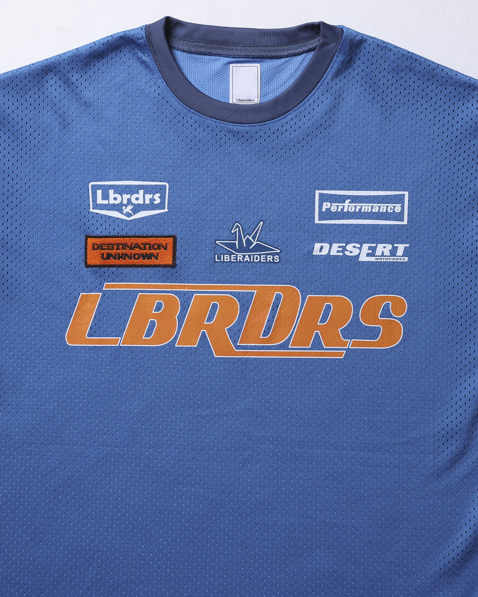 Moto Cross Crewneck - Blue