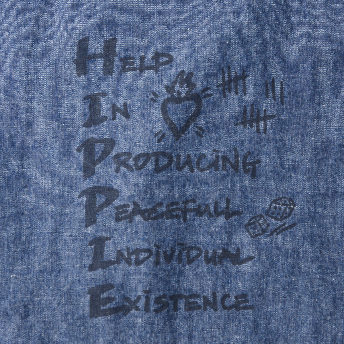 HIPPIE CHAMBRAY SHIRT - HARD WASH