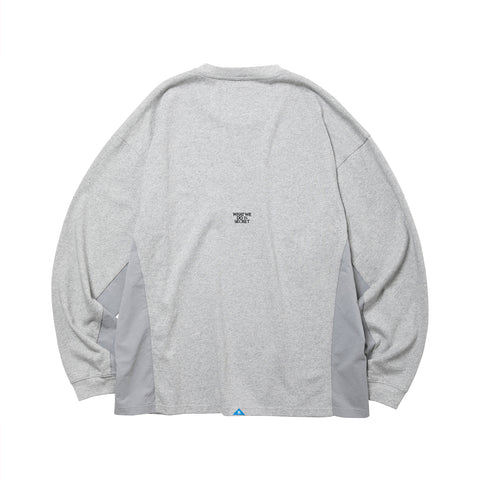 3D CUTTING L/S TEE II - GRAY