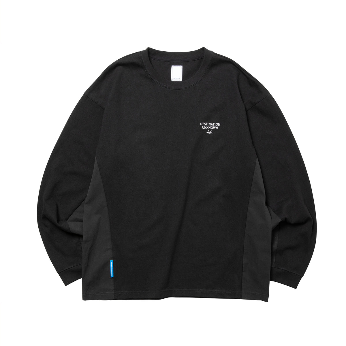 3D CUTTING L/S TEE II - BLACK