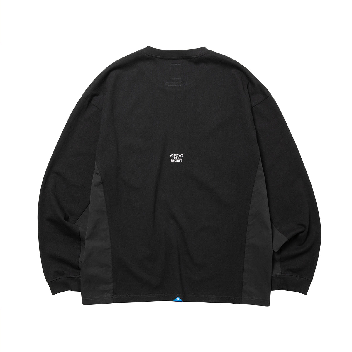 3D CUTTING L/S TEE II - BLACK