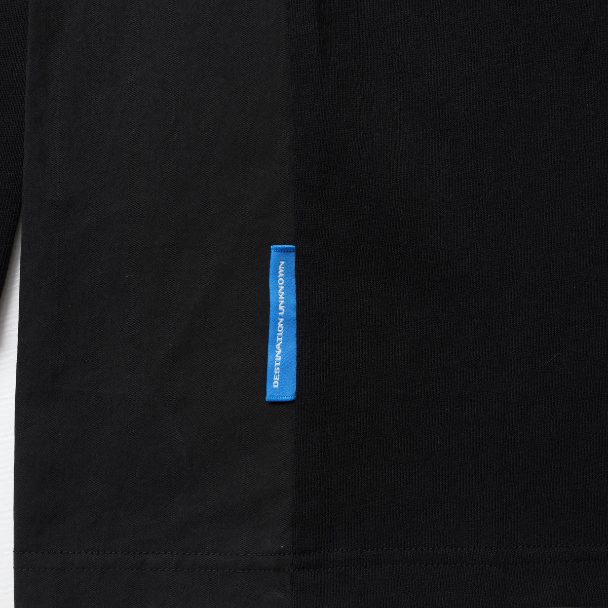 3D CUTTING L/S TEE II - BLACK