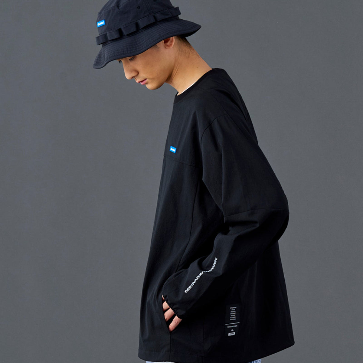 Reflector Dry LS Tee - Black