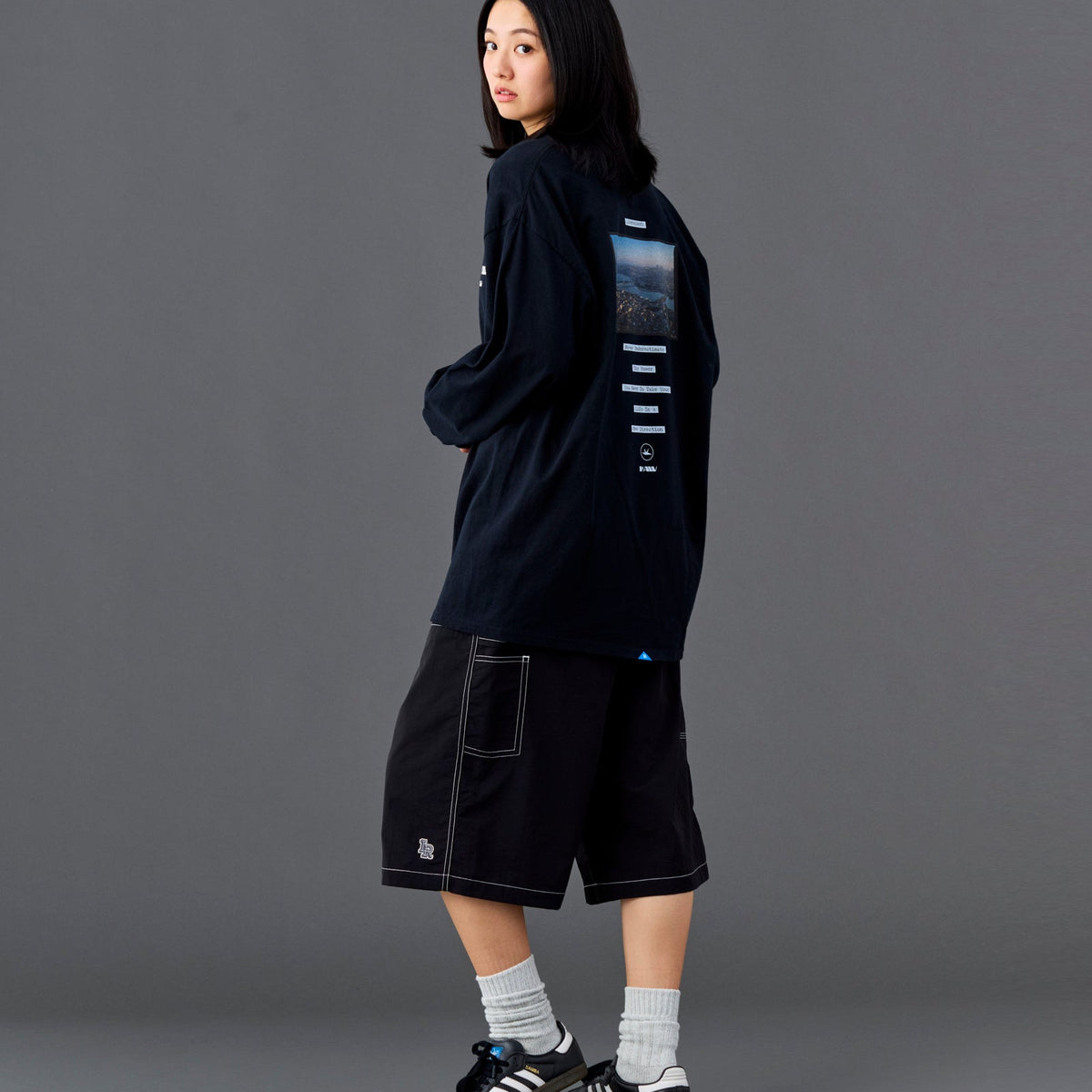 Maw Photo LS Tee - Black