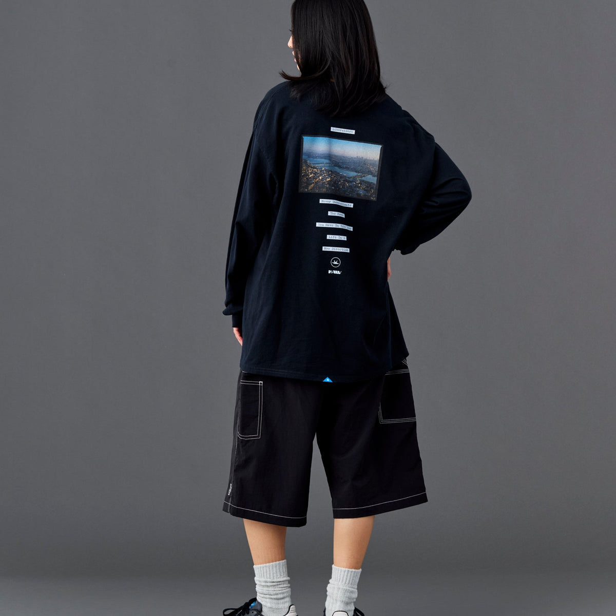 Maw Photo LS Tee - Black
