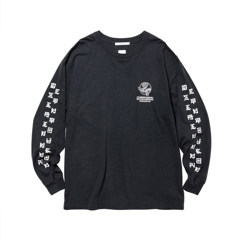 DRAGON L/S TEE - BLACK