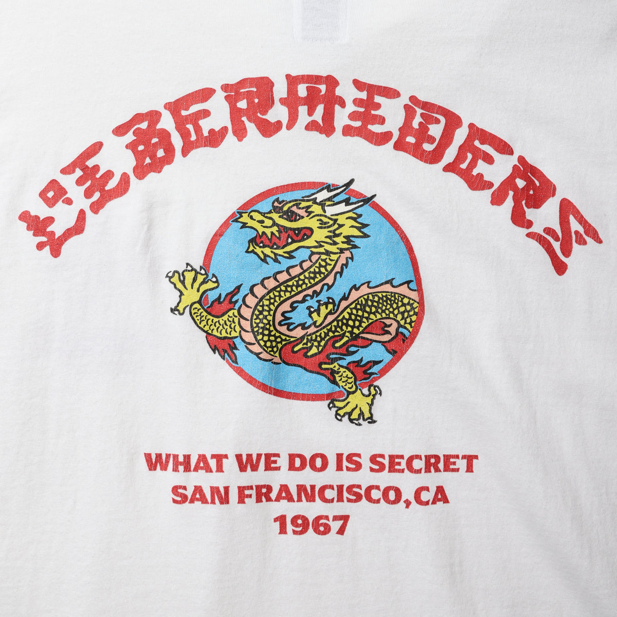 DRAGON L/S TEE - WHITE