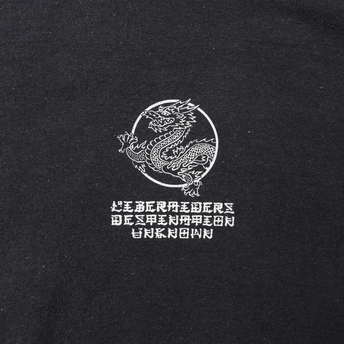 DRAGON L/S TEE - BLACK