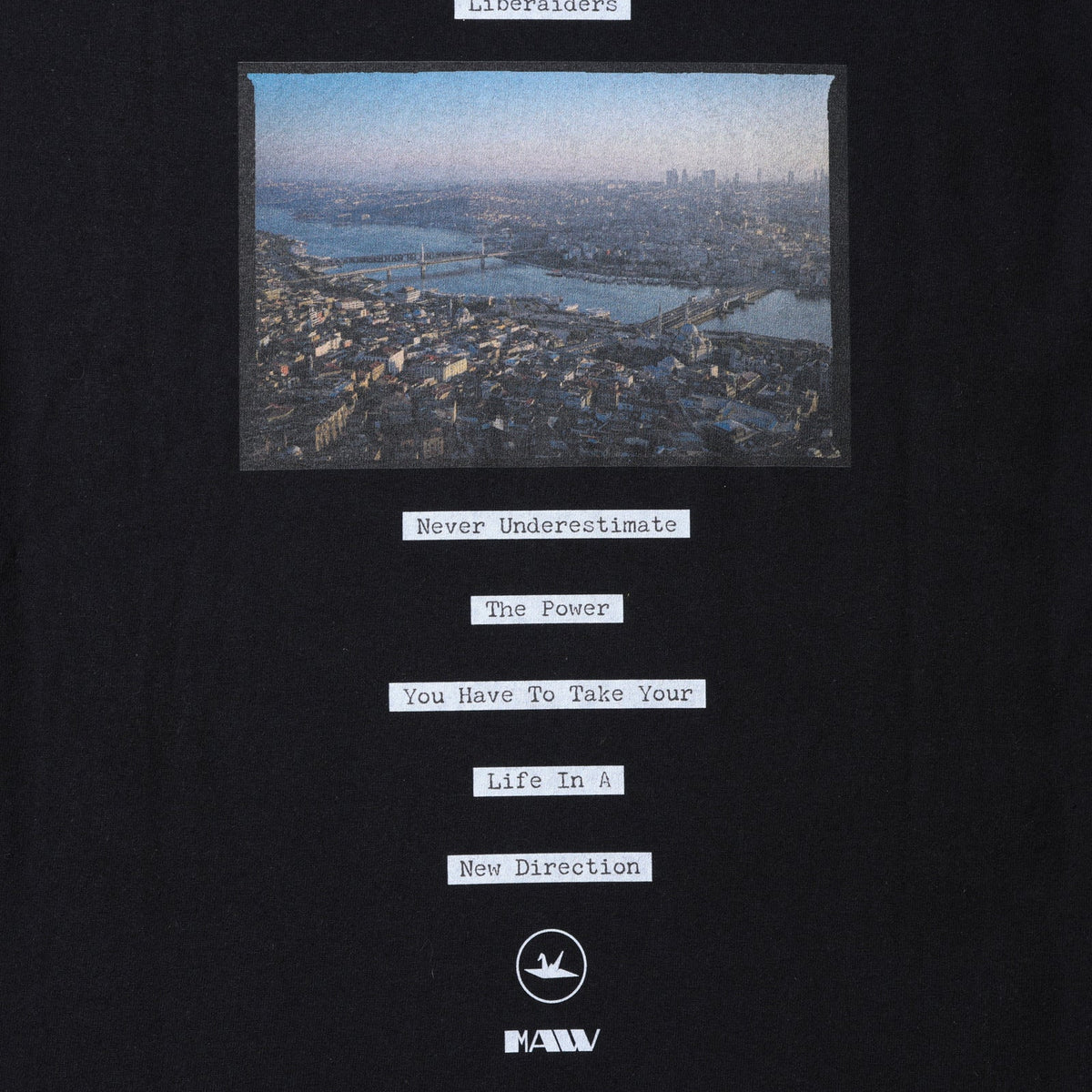 Maw Photo LS Tee - Black