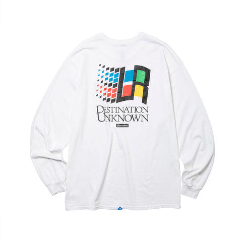 OS LOGO L/S TEE - WHITE