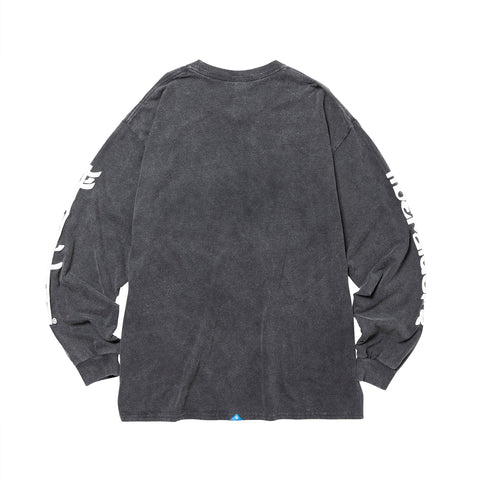 SLEEVE FONT L/S TEE - BLACK