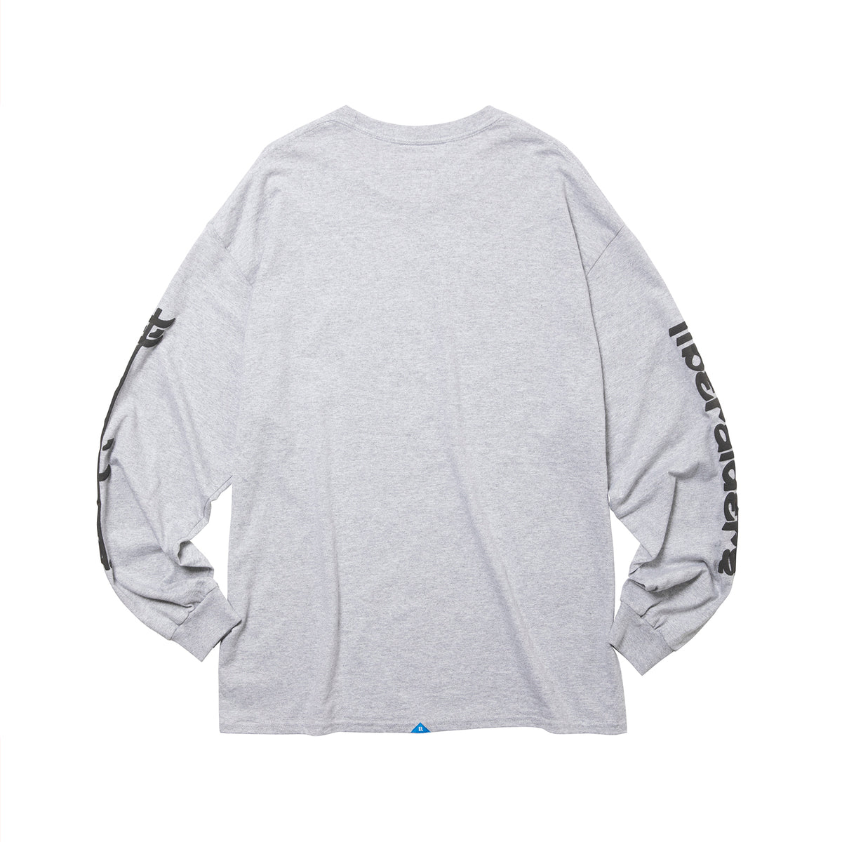 SLEEVE FONT L/S TEE - GRAY