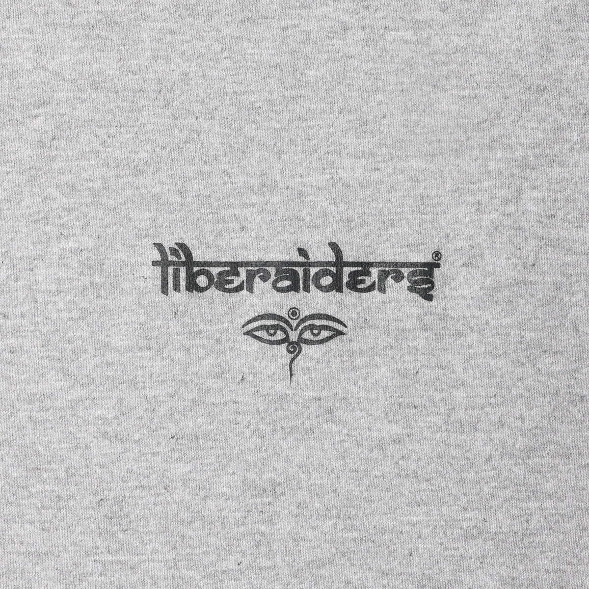 SLEEVE FONT L/S TEE - GRAY