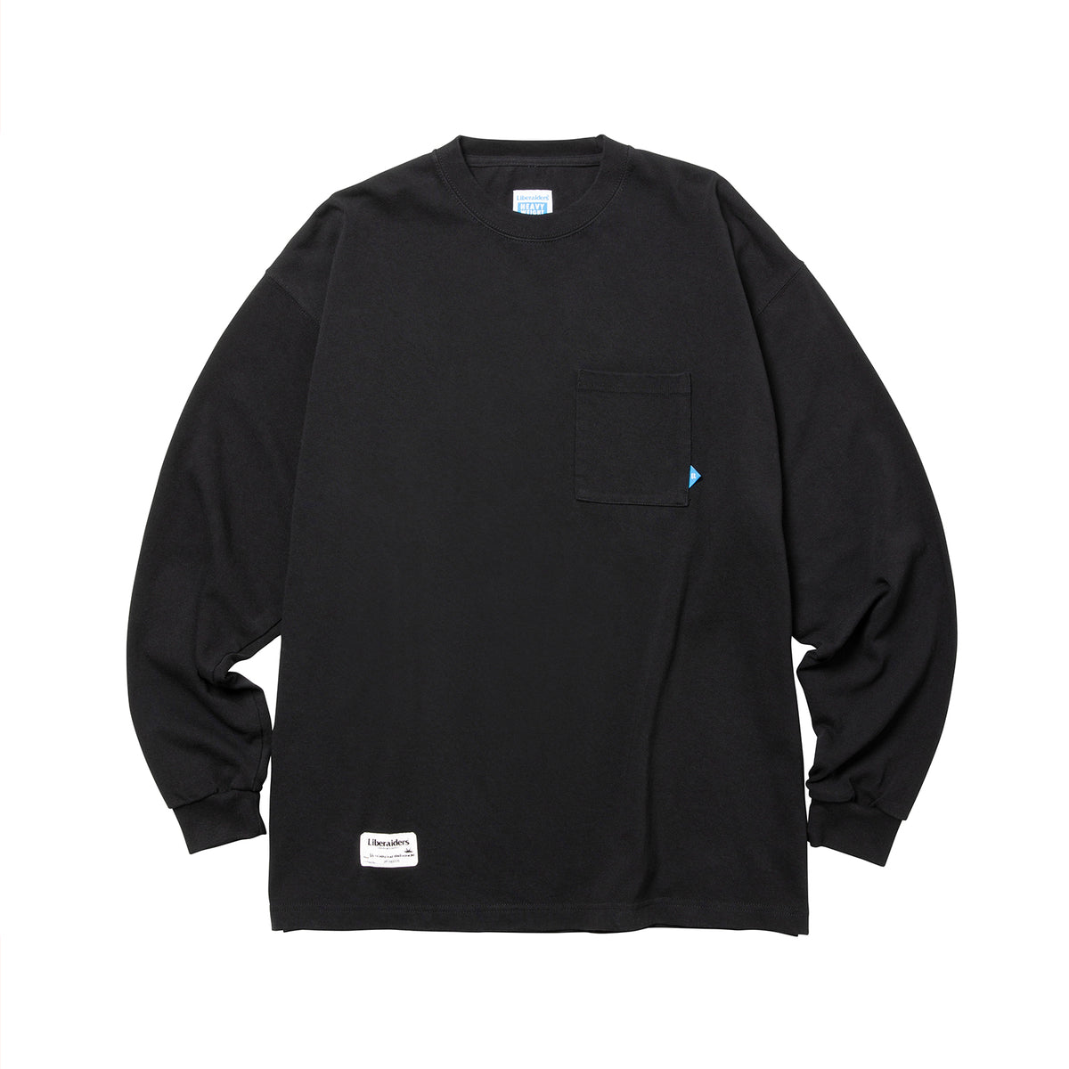 LR HEAVY WEIGHT L/S TEE - BLACK