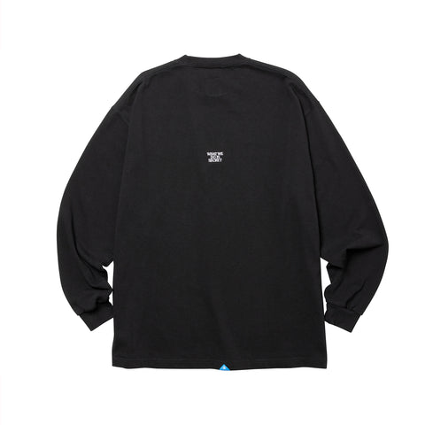 LR HEAVY WEIGHT L/S TEE - BLACK