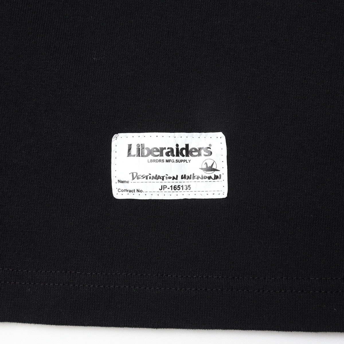 LR HEAVY WEIGHT L/S TEE - BLACK