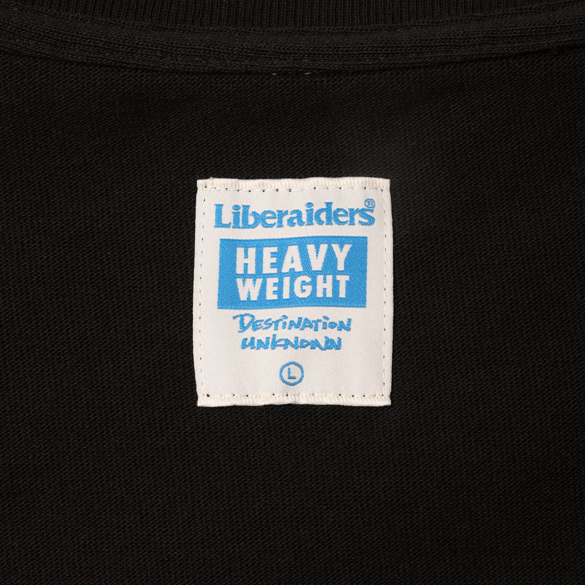 LR HEAVY WEIGHT L/S TEE - BLACK