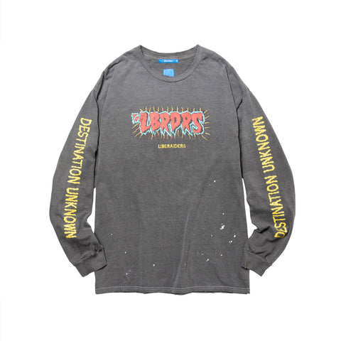 PSYCHOBILLY L/S TEE - BLACK