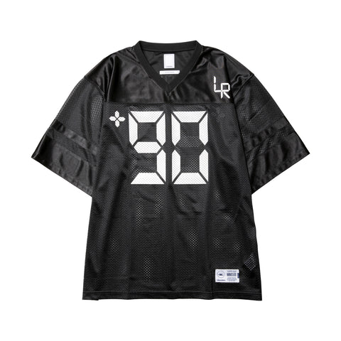 Digital Logo Football Tee - Black