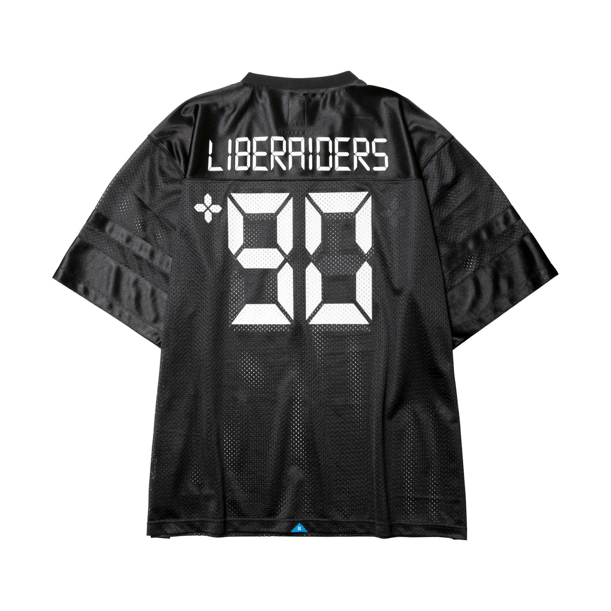 Digital Logo Football Tee - Black